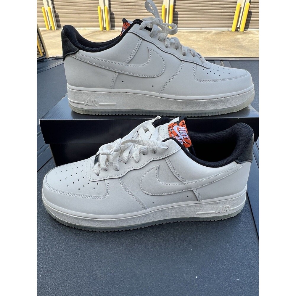 Nike Air Force 1 Low '07 NBA Phantom White Sneakers IQ0293-030 Men's Size 11